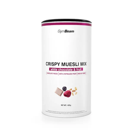 Ropogós müzlimix - 420g - fehér csoki gyümölcs - GymBeam - 