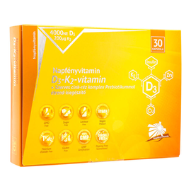 D3-K2-vitamin és szerves nyomelem komplex Prebiotikummal (30db) - Napfényvitamin - 