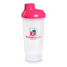 Kulacs és shaker, alsó tárolórésszel BPA-mentes - 500 ml - Natur Tanya - 