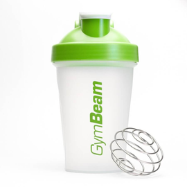 Shaker Blend Bottle átlátszó-zöld 400 ml - GymBeam - 
