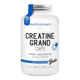 Creatine PRO Grand Caps - 120 kapszula - BASIC - Nutriversum - színtiszta kreatin monohidrát
