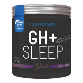 GH+Sleep - 315 g - DARK - Nutriversum - 