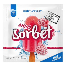 Amino Sorbet - 20 g - DESSERT - Nutriversum - málna - 