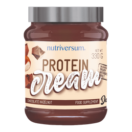 Protein Cream - 330 g - DESSERT - Nutriversum - csokoládé-mogyoró - shea vajjal és kókusz olajjal