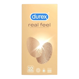 Durex RealFeel óvszer (10db) - latexmentes óvszer