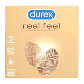 Durex RealFeel óvszer (3db) - latexmentes óvszer