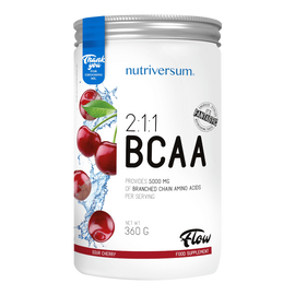 2:1:1 BCAA - 360 g - FLOW - Nutriversum - meggy - esszenciális aminosav