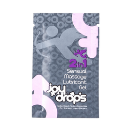 JoyDrops 2in1 sensual massage síkosító (5ml) - síkosító