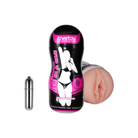 Sex In A Can -Vibrating Vagina Tunnel 1 - Lovetoy - 