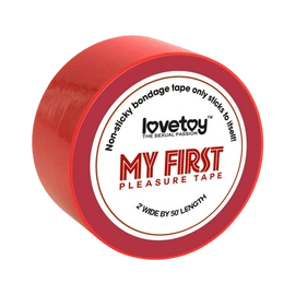 Lovetoy - My First kötöző (piros) - minőségi kötöző PVC anyagból