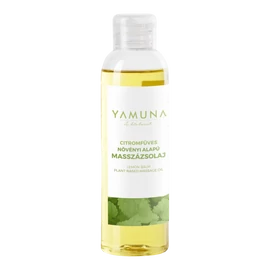 Citromfüves növényi alapú masszázsolaj - 250ml - színezék-, parabén- és paraffin mentes