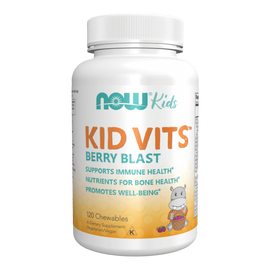 Kid Vits Berry Blast - 120 rágótabletta - NOW Foods - 