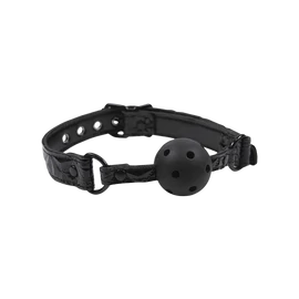 Sinful Ball Gag Black - bizalmi játékok fetish kelléke