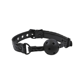 Sinful Ball Gag Black - bizalmi játékok fetish kelléke