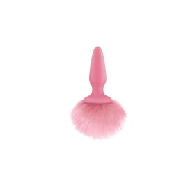 Bunny Tails Pink - záróizom tágító, lazító eszköz, színes nyúlfarokkal