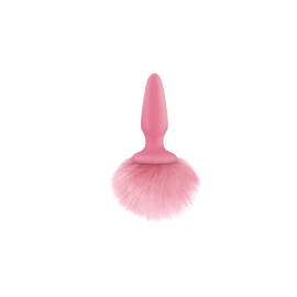 Bunny Tails Pink - záróizom tágító, lazító eszköz, színes nyúlfarokkal