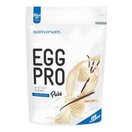 Egg PRO - 500 g - PURE - Nutriversum - vanília - laktóz- és gluténmentes formula