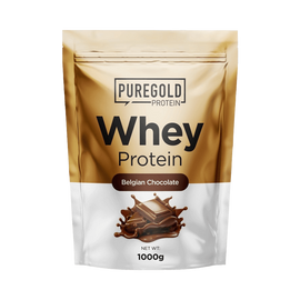 Whey Protein fehérjepor - 1 000 g - PureGold - belga csokoládé - 