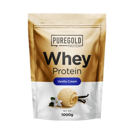 Whey Protein fehérjepor - 1 000 g - PureGold - vanília - 