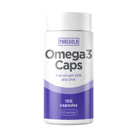 Omega 3 halolaj - 100 kapszula - PureGold - 