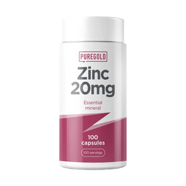 Zinc 20mg étrend-kiegészítő - 100 tabletta - PureGold - 
