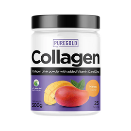 Collagen Marha kollagén italpor - Mango 300g - PureGold - 10.000mg Kollagén