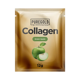 Collagen Marha kollagén italpor - Zöldalma - 12g - PureGold - 10.000mg Kollagén