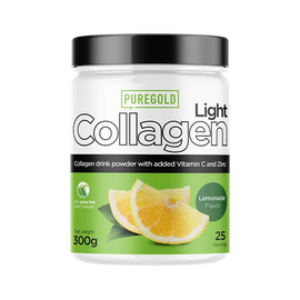 Collagen Marha kollagén italpor - Light Limonádé - 300g - PureGold - 10.000mg Kollagén