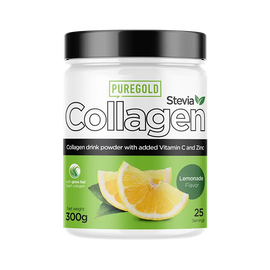 Collagen Marha kollagén italpor - Stevia Lemonade 300g - PureGold - 10.000mg Kollagén