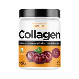 Collagen Marha kollagén italpor - Cseresznye - 300g - PureGold - 10.000mg Kollagén