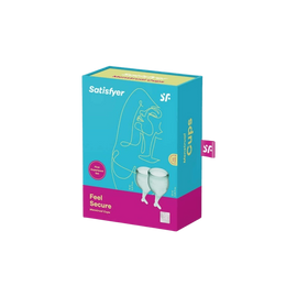 Menstruációs kehely szett - Feel Secure - zöld - 2db - 