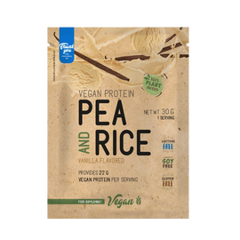 Pea &amp; Rice Vegan Protein - 30g - VEGAN - Nutriversum - vanília - 100% növényi fehérje