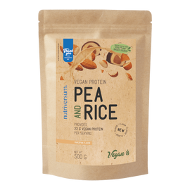 Pea &amp; Rice Vegan Protein - 500g - VEGAN - Nutriversum - marcipán (új ízesítés) - 