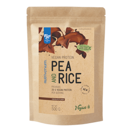 Pea &amp; Rice Vegan Protein - 500g - VEGAN - Nutriversum - csokoládé (új ízesítés) - 