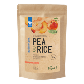 Pea &amp; Rice Vegan Protein - 500g - VEGAN - Nutriversum - barack-joghurt (új ízesítés) - 