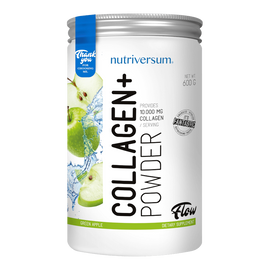 Collagen+ - 600 g - FLOW - Nutriversum - zöld alma - 