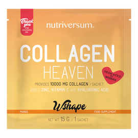 Collagen Heaven - 15 g - WSHAPE - Nutriversum - mangó - 10.000mg Kollagén