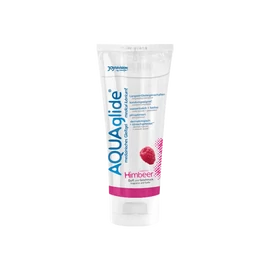 AQUAglide Málnás síkosító - 100ml - ízesített, vízalapú és óvszerbarát