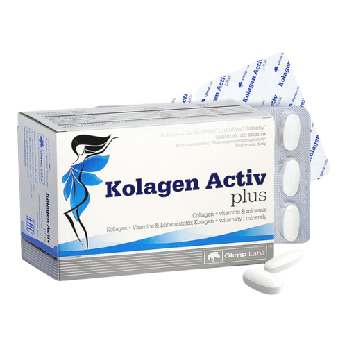Kolagen Activ Plus - B6,- és C-vitaminnal kalciummal, magnéziummal - 80 rágótabletta - Natur Tanya - 