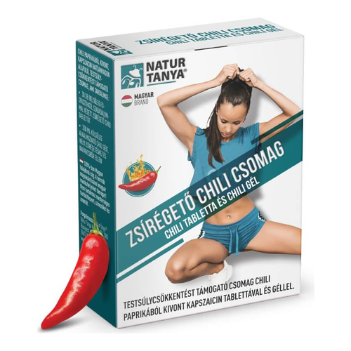 Zsírégető Chili csomag - 30 tabletta - Natur Tanya - 
