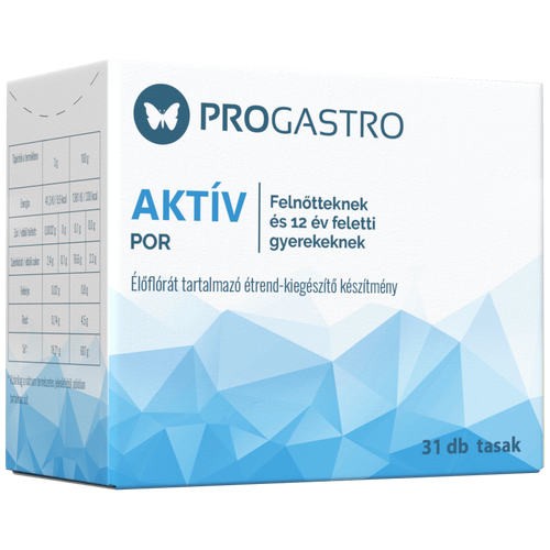 ProGastro AKTÍV - Élőflórát tartalmazó étrend-kiegészítő készítmény (31 db tasak) - 