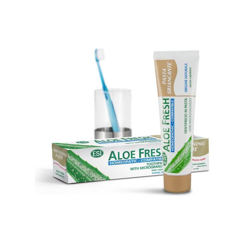 Aloe Fresh Fehér mosoly fogkrém - Homeopáta-kompatibilis - 100 ml - ESI - 