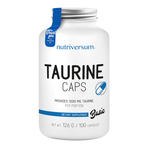 Taurine - 100 kapszula - BASIC - Nutriversum - 