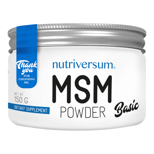 MSM Powder - 150 g - BASIC - Nutriversum - ízesítetlen - 