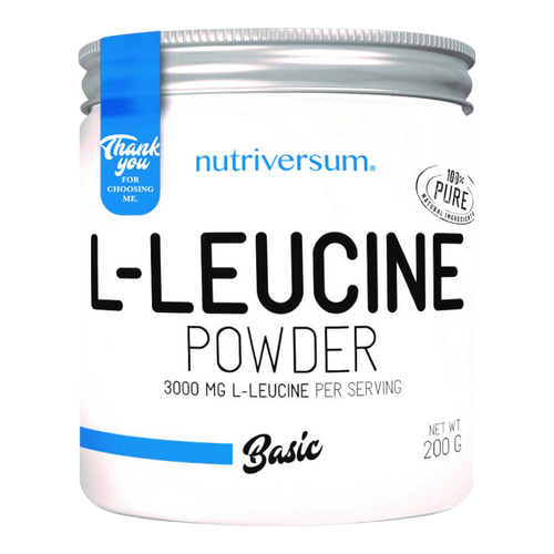 L-Leucine - 200 g - BASIC - Nutriversum - ízesítetlen - 