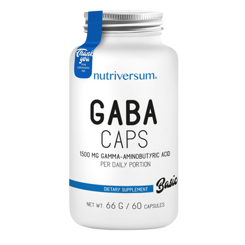 GABA - 60 kapszula - BASIC - Nutriversum - ízesítetlen - 