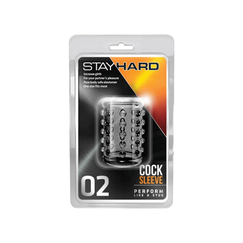 Stay Hard Cock Sleeve 02 Clear - elősegíti a merevedés fenntartását