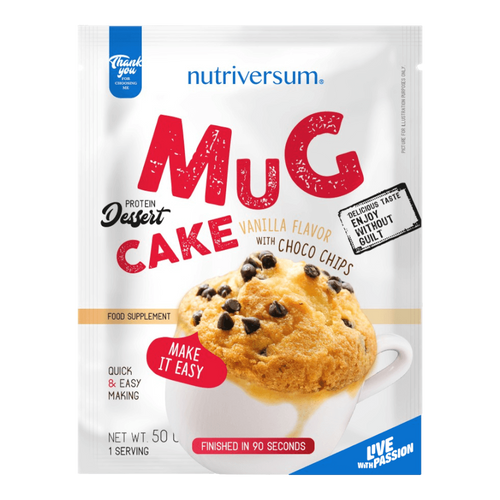 Mug Cake - 50 g - DESSERT - Nutriversum - vanília-csokoládé - 