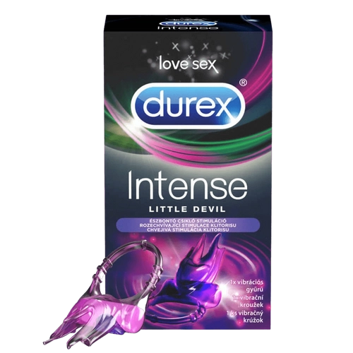 Durex Intense Little Devil - csiklóizgatós vibrációs péniszgyűrű