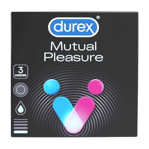 Durex Mutual Pleasure óvszer (3db) - ejakuláció-késleltetős óvszer